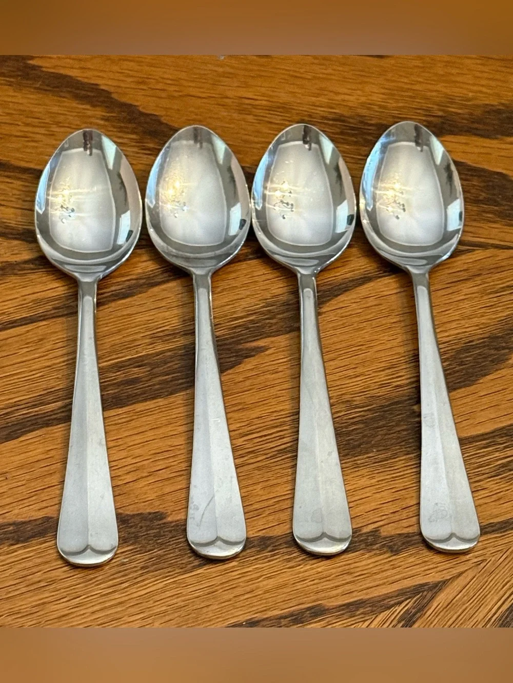 Edward Don DON10 Stainless 4 Teaspoons 6” Flatware Silverware